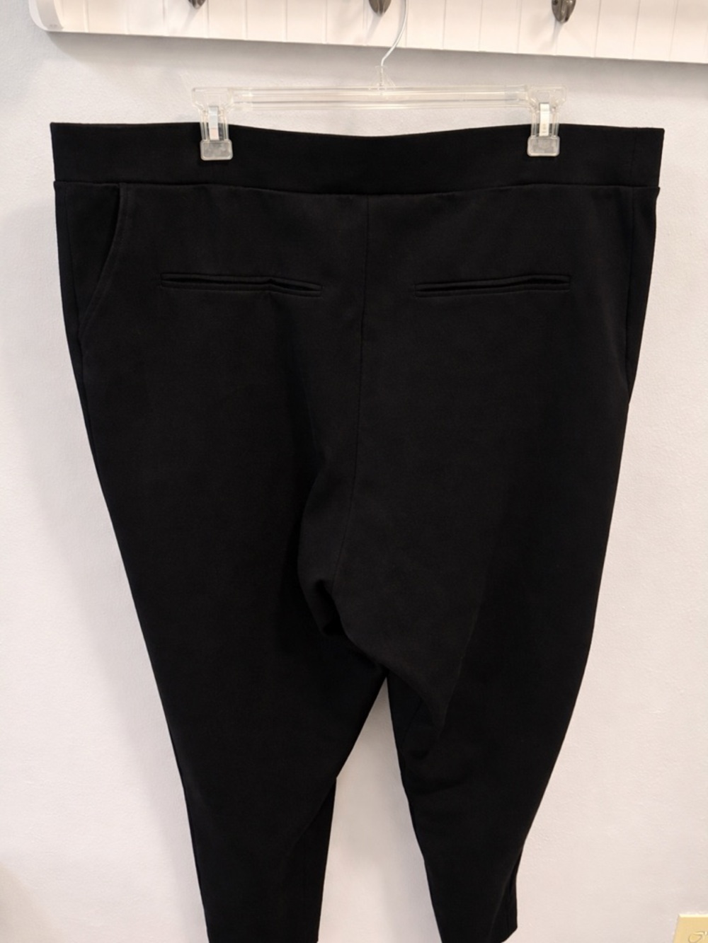 Studio by Torrid Black Tailored Ponte Knit Ankle Pants